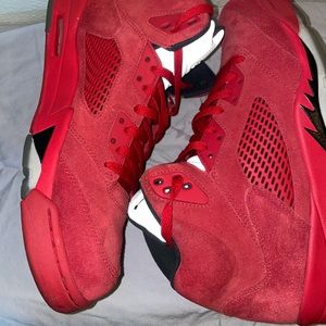 Jordan 5 Retro Suede - Red